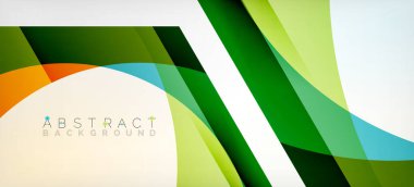 Şeffaf altıgenler geometrik şekiller soyut arkaplan