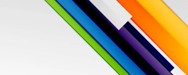 Fond de lignes multicolores. Modèle de conception pour les présentations commerciales ou technologiques, les affiches sur Internet ou les couvertures de brochures Web — Image vectorielle