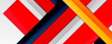 Çok renkli satır arkaplanı. İş veya teknoloji sunumları, İnternet posterleri veya web broşürü kapakları için tasarım şablonu