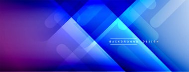 Dinamik çizgiler soyut arkaplan. Üç boyutlu gölge efektleri ve sıvı eğimleri. Modern çakışma biçimleri