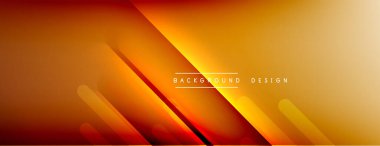 Dinamik çizgiler soyut arkaplan. Üç boyutlu gölge efektleri ve sıvı eğimleri. Modern çakışma biçimleri