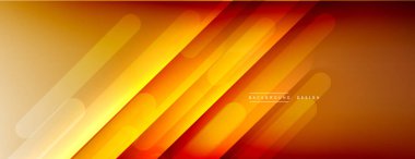 Dinamik çizgiler soyut arkaplan. Üç boyutlu gölge efektleri ve sıvı eğimleri. Modern çakışma biçimleri