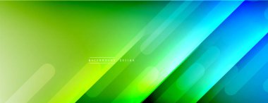 Dinamik çizgiler soyut arkaplan. Üç boyutlu gölge efektleri ve sıvı eğimleri. Modern çakışma biçimleri