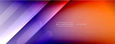 Dinamik çizgiler soyut arkaplan. Üç boyutlu gölge efektleri ve sıvı eğimleri. Modern çakışma biçimleri