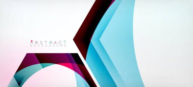 Vektör renk altıgenler geometrik soyut arkaplan