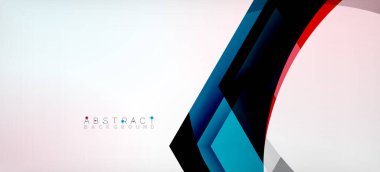 Şeffaf altıgenler geometrik şekiller soyut arkaplan