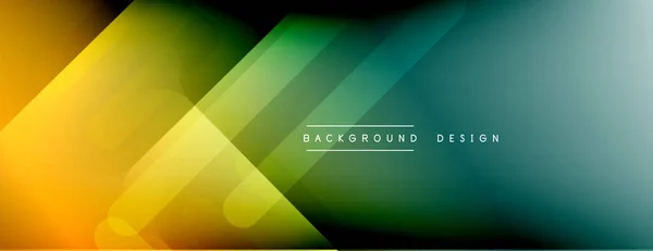 Dynamic lines abstract background. 3D shadow effects and fluid gradients. Modern overlapping forms — Stock Vector