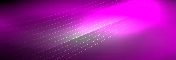 Neon glänzende Farbe Hintergrund mit Licht glühenden Wellenlinien Teilchen. Hintergrundbilder, Designvorlagen für Unternehmens- oder Technologiepräsentationen, Internet-Poster oder Web-Broschüren-Cover — Stockvektor