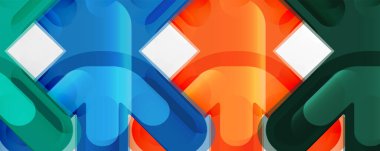 İş veya teknoloji sunumları, İnternet posterleri veya web broşürü kapakları için soyut geçişler