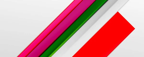 Fargeabstrakte linjer - trendy geometrisk bakgrunn for presentasjon av forretnings- eller teknologi, Internett-plakat eller nettbrosjyre, tapeter – stockvektor