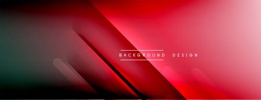 Dinamik çizgiler soyut arkaplan. Üç boyutlu gölge efektleri ve sıvı eğimleri. Modern çakışma biçimleri