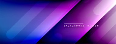 Dinamik çizgiler soyut arkaplan. Üç boyutlu gölge efektleri ve sıvı eğimleri. Modern çakışma biçimleri