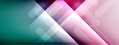 Dinamik çizgiler soyut arkaplan. Üç boyutlu gölge efektleri ve sıvı eğimleri. Modern çakışma biçimleri