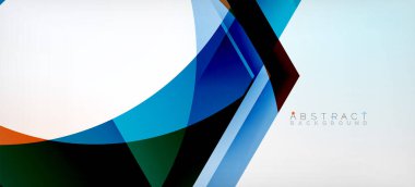 Şeffaf altıgenler geometrik şekiller soyut arkaplan