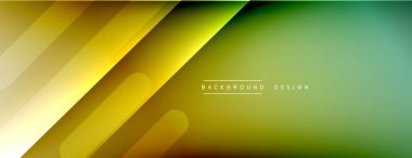 Dinamik çizgiler soyut arkaplan. Üç boyutlu gölge efektleri ve sıvı eğimleri. Modern çakışma biçimleri