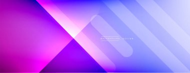 Dinamik çizgiler soyut arkaplan. Üç boyutlu gölge efektleri ve sıvı eğimleri. Modern çakışma biçimleri