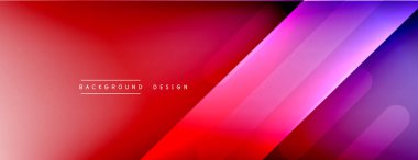 Dinamik çizgiler soyut arkaplan. Üç boyutlu gölge efektleri ve sıvı eğimleri. Modern çakışma biçimleri