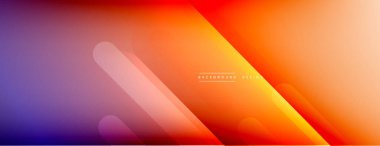 Dinamik çizgiler soyut arkaplan. Üç boyutlu gölge efektleri ve sıvı eğimleri. Modern çakışma biçimleri