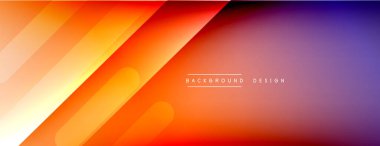 Dinamik çizgiler soyut arkaplan. Üç boyutlu gölge efektleri ve sıvı eğimleri. Modern çakışma biçimleri