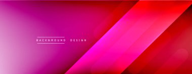 Dinamik çizgiler soyut arkaplan. Üç boyutlu gölge efektleri ve sıvı eğimleri. Modern çakışma biçimleri