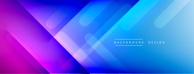 Dinamik çizgiler soyut arkaplan. Üç boyutlu gölge efektleri ve sıvı eğimleri. Modern çakışma biçimleri