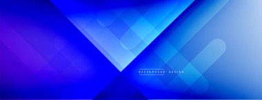 Dinamik çizgiler soyut arkaplan. Üç boyutlu gölge efektleri ve sıvı eğimleri. Modern çakışma biçimleri