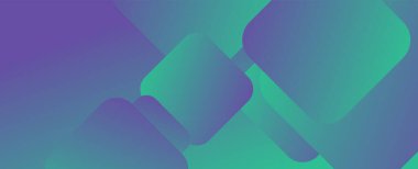 Kare şekiller geometrik soyut arkaplan. Üç boyutlu gölge efektleri ve sıvı eğimleri. Modern çakışma biçimleri