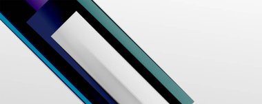 İş veya teknoloji sunumu, İnternet posteri veya web broşürü kapağı, duvar kağıdı kapağı için renk soyut geometrik arkaplan