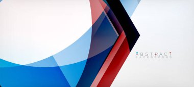 Şeffaf altıgenler geometrik şekiller soyut arkaplan