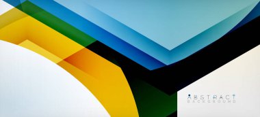 Şeffaf altıgenler geometrik şekiller soyut arkaplan