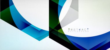 Vektör renk altıgenler geometrik soyut arkaplan