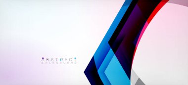 Şeffaf altıgenler geometrik şekiller soyut arkaplan