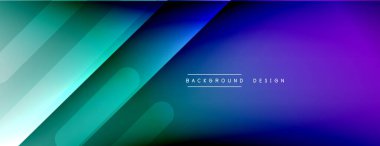 Dinamik çizgiler soyut arkaplan. Üç boyutlu gölge efektleri ve sıvı eğimleri. Modern çakışma biçimleri