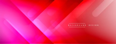 Dinamik çizgiler soyut arkaplan. Üç boyutlu gölge efektleri ve sıvı eğimleri. Modern çakışma biçimleri