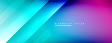 Dinamik çizgiler soyut arkaplan. Üç boyutlu gölge efektleri ve sıvı eğimleri. Modern çakışma biçimleri