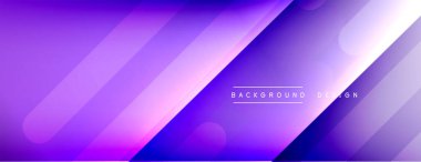 Dinamik çizgiler soyut arkaplan. Üç boyutlu gölge efektleri ve sıvı eğimleri. Modern çakışma biçimleri