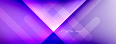 Dinamik çizgiler soyut arkaplan. Üç boyutlu gölge efektleri ve sıvı eğimleri. Modern çakışma biçimleri