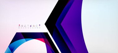 Şeffaf altıgenler geometrik şekiller soyut arkaplan