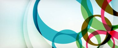 Çember geometrik şekiller, o harf tekrarlayan duvar kağıtları. İş veya teknoloji sunumları, İnternet posterleri veya web broşürü kapakları için soyut arkaplan