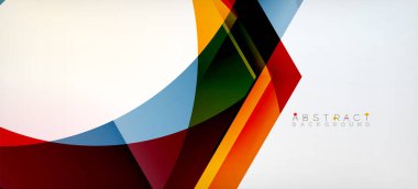 Vektör renk altıgenler geometrik soyut arkaplan