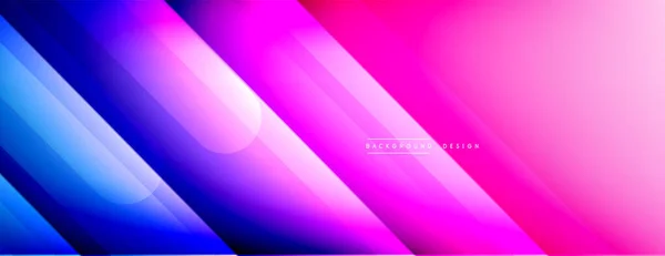 Dynamische Linien abstrakten Hintergrund. 3D-Schatteneffekte und fließende Farbverläufe. Moderne Überschneidungen — Stockvektor
