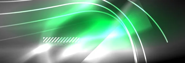 Neon dinamikus gerendák vektor elvont tapéta háttér. Tapéta háttér, üzleti vagy technológiai bemutatók tervezési sablonjai, internetes plakátok vagy webes brosúrák — Stock Vector
