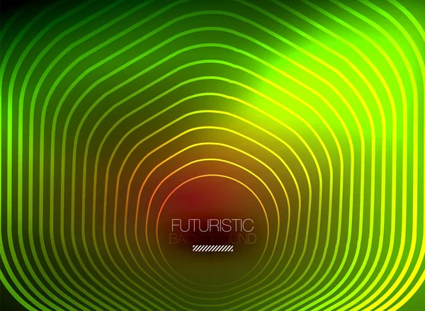 Neon color square shape lines abstract background. Shiny magic energy and motion concept, vector abstract wallpaper background — Stock Vector