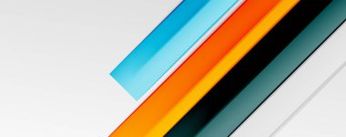 İş veya teknoloji sunumu, İnternet posteri veya web broşürü kapağı, duvar kağıdı kapağı için renk soyut geometrik arkaplan