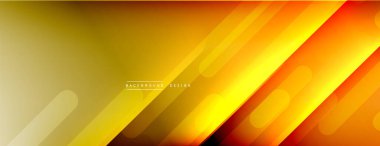 Dinamik çizgiler soyut arkaplan. Üç boyutlu gölge efektleri ve sıvı eğimleri. Modern çakışma biçimleri