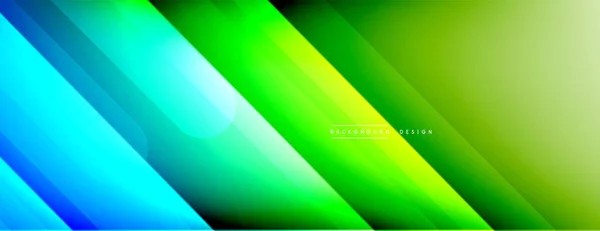 Dynamic lines abstract background. 3D shadow effects and fluid gradients. Modern overlapping forms — Stock Vector