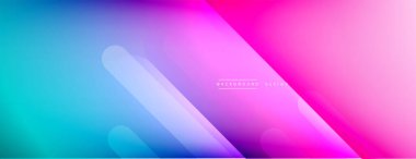 Dinamik çizgiler soyut arkaplan. Üç boyutlu gölge efektleri ve sıvı eğimleri. Modern çakışma biçimleri