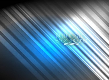 Parlak neon rengi tekno soyut arkaplan, koyu arkaplanda parlak neon çizgiler