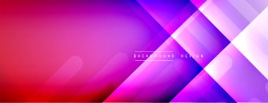 Dinamik çizgiler soyut arkaplan. Üç boyutlu gölge efektleri ve sıvı eğimleri. Modern çakışma biçimleri