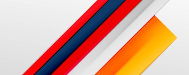 İş veya teknoloji sunumu, İnternet posteri veya web broşürü kapağı, duvar kağıdı kapağı için renk soyut geometrik arkaplan